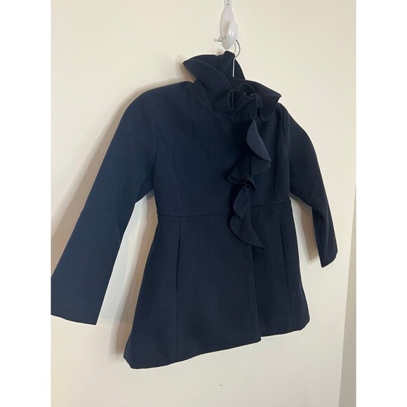 Rothschild Ruffle Peacoat - Picture 2 of 5